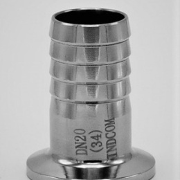 Clamp Hose Adapter DN20, CLAMP collar 34 mm