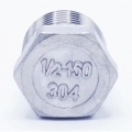 Stainless steel threaded end cap with hexagon type 330 1/2"
