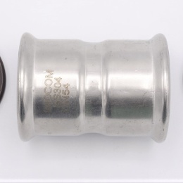Coupling Press Fittings, Stainless Steel, F/F F|54 mm