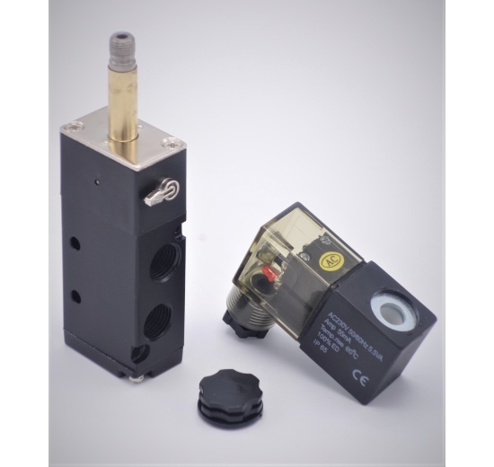 Pilot Solenoid Valve 5/2, G 1/8", AC230V