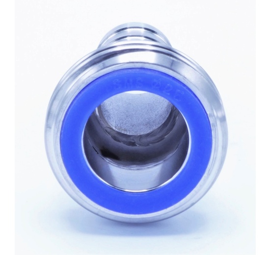 nerezový hadicový adaptér se závitovým hrdlem, norma SMS