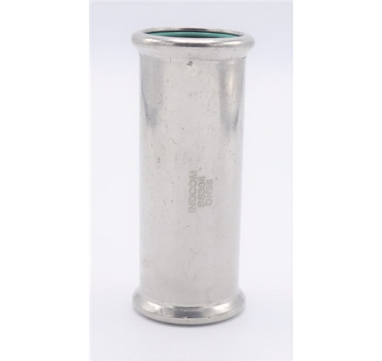 Extended Coupling Press Fittings, Stainless Steel, F/F