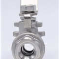 Stainless steel ball valve with full bore, two- piece 1/4”