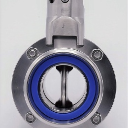 Edelstahl absperrklappe, sanitary DN40