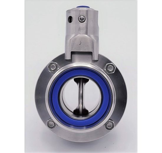 Edelstahl absperrklappe, sanitary DN40