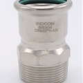 Pressing Reducer Stainless Steel /external thread (threaded adapter) 42 mm_1 1/2"