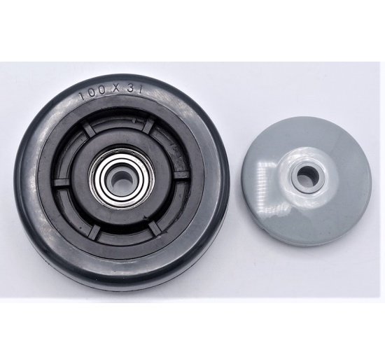 Transport Casters, stainless steel, diameter 125 mm