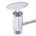 Stainless steel sampling valve, threaded