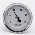 All-stainless steel bimetal thermometer with immersion shaft in well 0-50 ℃, 100 mm