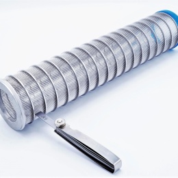 Filtration slotted sieve 0,8 mm for wort filter DN50