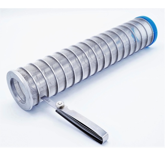 Filtration slotted sieve 0,8 mm for wort filter DN50