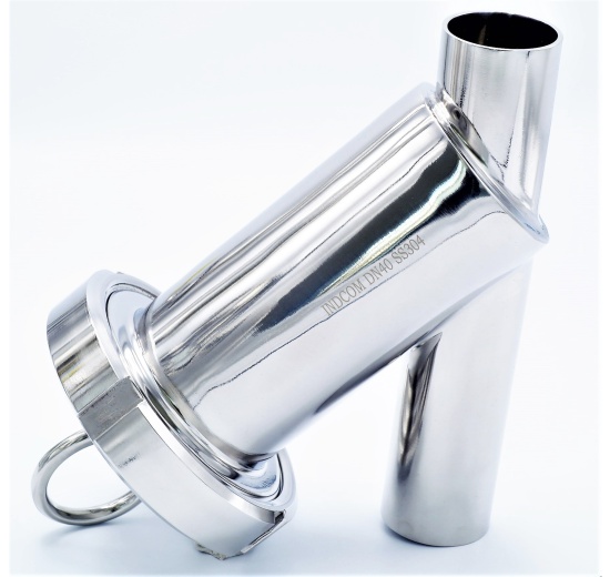 Stainless steel Y - filter, welded S-S DN40