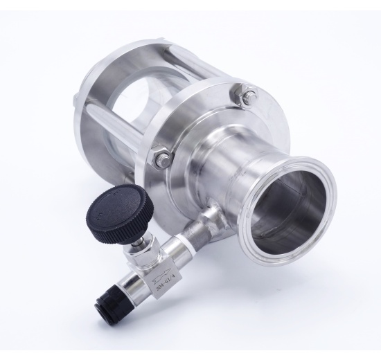 Wort saturator Tri-CLAMP connection, DIN 32676