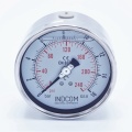 Stainless steel pressure gauges - the back (axial) connection, dial 100 mm | 0 - 16 bar (1/2")
