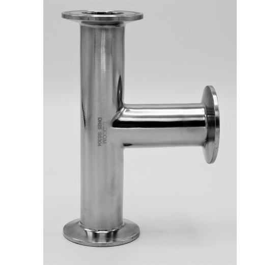 T Piece, clamp DN25, stainless steel