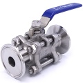 Stainless Steel Full Flow Ball Valve, 3-piece, CLAMP DN15 (K50.5)