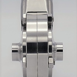 Stainless steel butterfly valve, welded type S-S DN15