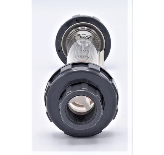 Rotameter (flowmeter) Plastic - Glued Joint |0.06~0.6 m3/h, female thread BSP 1/2"