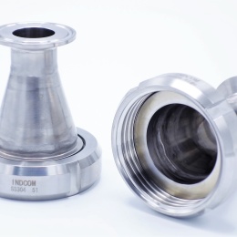 nerezová centrická redukce K/M - G | SMS51/DIN CLAMP 25