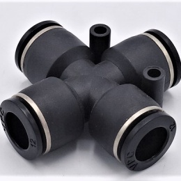 Coupling X DN 8mm, pneumatic components, plastic