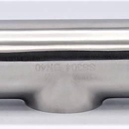 T-piece, Short, Welded DN40, stainless steel