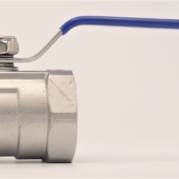 Stainless Steel Ball Valve With Reduced Bore, One-piece, Threaded 1 1/4”