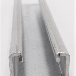 Solid galvanized mounting beam 41x41, lenght 3m