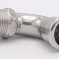stainless steel Elbow 90°, Press Fittings, F/external thread 22 mm_3/4"