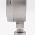 Stainless steel manometer with separating membrane, union DIN 11851, dial 100 mm, Nut DN32 -1/1,5 bar