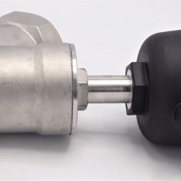 Pneumatically-operated Valves, Angle Seat - 45° G-thread 2"