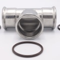 T Piece, Press Fittings, F/F/F 54 mm, stainless steel