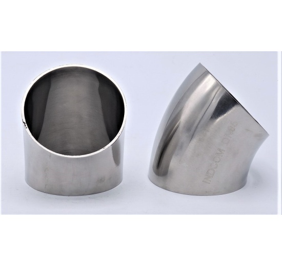 Elbow Welded 45° DN65 (70x2mm), stainless steel