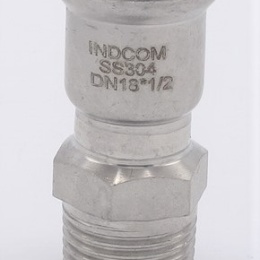 Pressing Reducer Stainless Steel /external thread (threaded adapter) |18 mm_1/2"