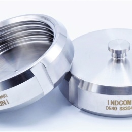 Blank Nut Standard DIN 11850 and DIN 11851 DN40, stainless steel