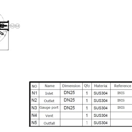 Stainless steel filter housing 10"