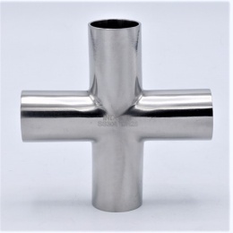 Welded Cross DN25 (28x1,5mm), stainless steel