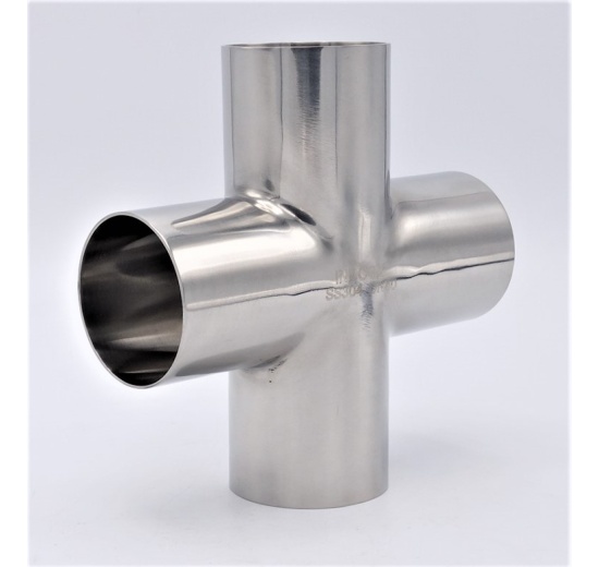 Welded Cross DN50 (52x1,5mm), stainless steel