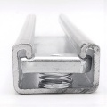 Solid galvanized mounting beam