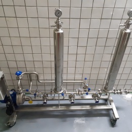 Beer Microfiltration Device Unit for food and beverage industry (filtration of wine, beer, liqueurs, apple cider, juice, lemonades)