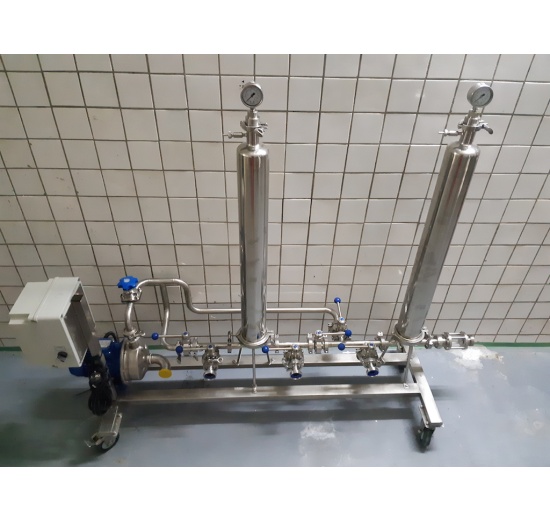 Beer Microfiltration Device Unit for food and beverage industry (filtration of wine, beer, liqueurs, apple cider, juice, lemonades)