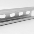 Perforated galvanized mounting beam