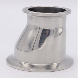 Reduction excentric, clamp DN65/50, stainless steel