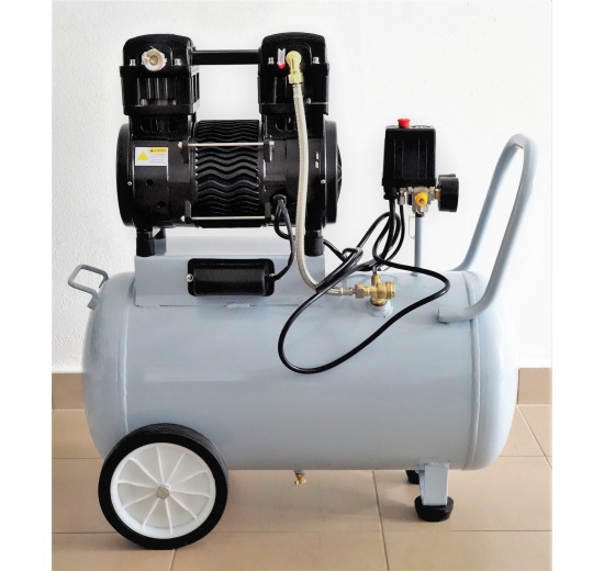oil-free compressor, air container 50 l, flow rate 200 l/min