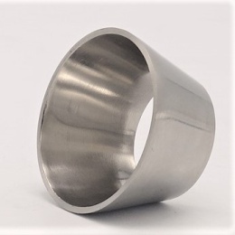 Stainless steel concentric reduction, welding, short DN 40/25