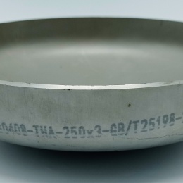 Stainless Steel Dished Bottom DN250 (256x3 mm), beveled edge