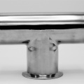 T Piece, clamp DN65, stainless steel