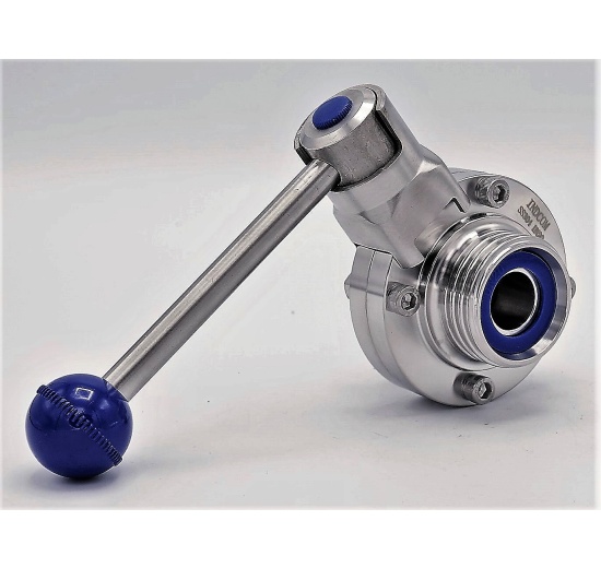 SS Butterfly Valve, Threaded, type G-G DN20