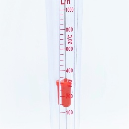 Rotameter (flowmeter) Plastic - Glued Joint | 0.1~1 m3/h, female thread BSP 1/2"