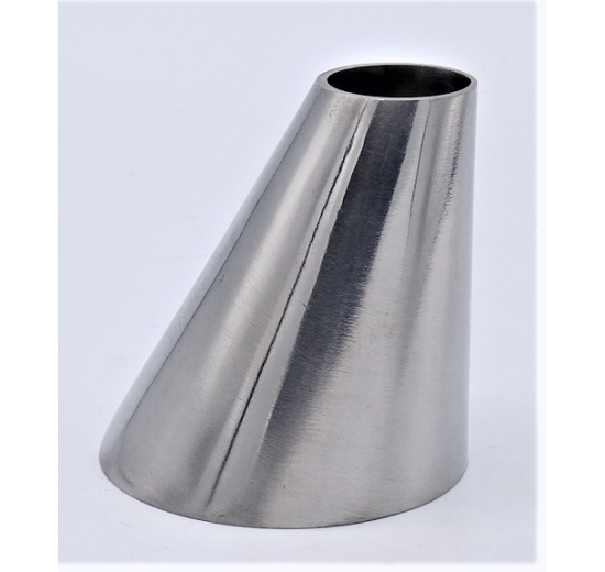 Eccentric reducer, welding, short DN65/25