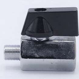 Brass ball valve MINI with reduced flow, one-piece, threaded 1/8”